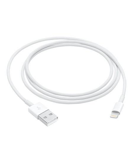 Apple Charging Cable USB-A to Lightning, White (1m)