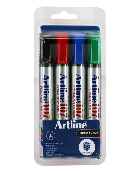 Marker Artline 107 1.5mm 4/set