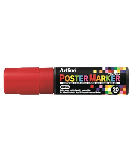 Poster Marker Artline 20 rød