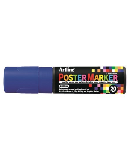 Poster Marker Artline 20 blå