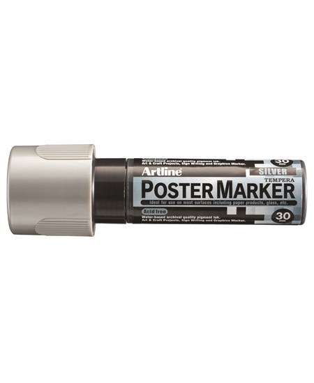 Poster Marker Artline 30 sølv