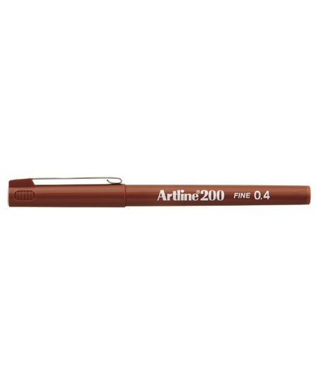 Fineliner Artline 200 Fine 0.4 brun