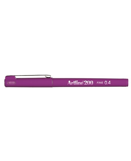 Fineliner Artline 200 Fine 0.4 lilla