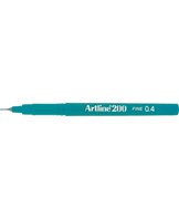 Fineliner Artline 200 Fine 0.4 mørkegrøn