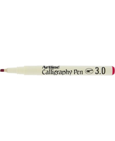 Calligraphy Pen Artline 3.0 rød