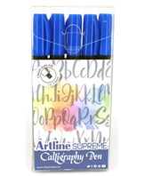 Artline Supreme Calligraphy Pen 5/set blue