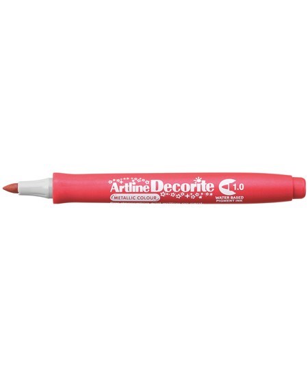 Artline Decorite Bullet 1.0mm metallic red