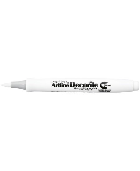 Artline Decorite Brush hvid