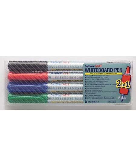 Whiteboard Marker Artline 541T 2-i-1 4-sæt