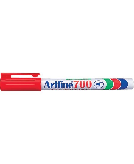 Marker Artline 700 Permanent 0.7 rød