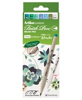 Artline Supreme Pensel Pen Botanisk (7)