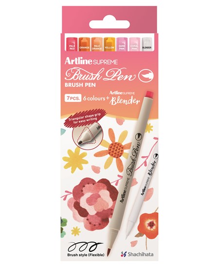 Artline Supreme Pensel Pen Blomster (7)