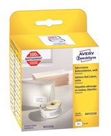 Avery adresseetiket på rulle 54x25mm (500)