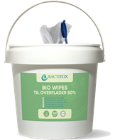 Bactitox Bio Wipes til overfladedesinfektion 80% (300 stk/sp