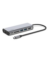 USB-C 6-in-1 Multiport Adapter, Grey