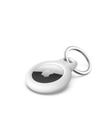 Secure Holder with Keyring - White