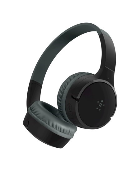 SOUNDFORM Mini Wireless On-Ear Headphones for Kids Black