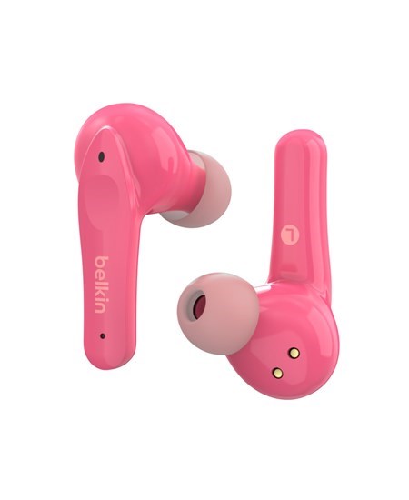 SOUNDFORM Nano True Wireless Earbuds for Kids, Pink
