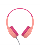 SOUNDFORM Mini Wired On-Ear Headphones for Kids, Pink