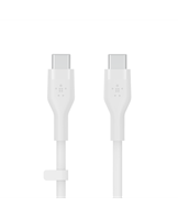 BOOST CHARGE USB-C to USB-C Silicone Cable 3M, White
