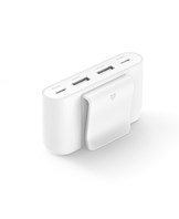 4 port USB Power Extender 2xC 2xA up to 30W, White