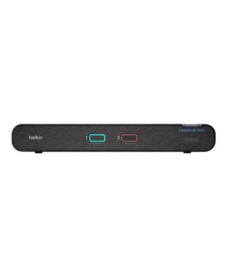 2-Port Dual Head DP/HDMI to DP/HDMI VSD KVM Switch, No CAC P