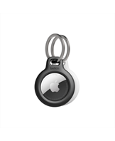 Secure holder with Keyring - Airtag - 2 Pack, Black/White
