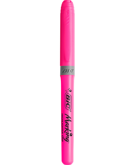 BIC overstregningspen Brite Liner Grip pink