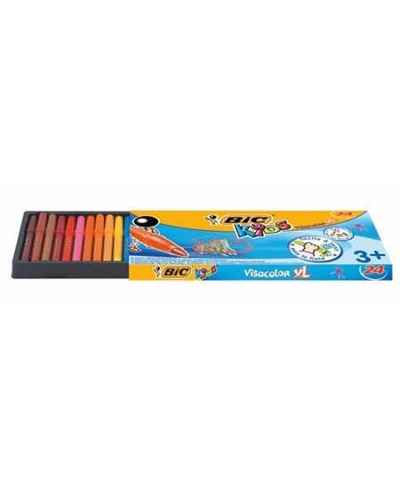 Fiberpen Bic Kids Visacolor XL 24/etui