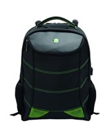 17'' BestLife Gaming Backpack Snake Eye, Black/Green