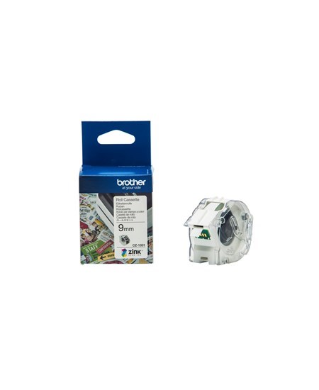 Brother CZ-1001 tape hvid 9mm x 5m