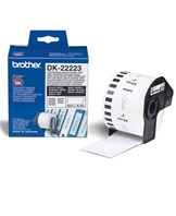 Brother labels 50mmx30,48m white paper