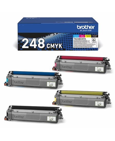 TN248VAL Value-pack CMYK, 1K each toner