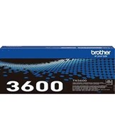 TN3600 standard yield toner cartridge, black, 3,000 pages