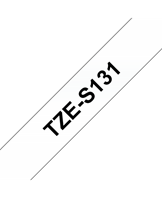 TZeS tape 12mmx8m strong black/clear