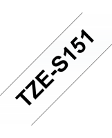 TZeS tape 24mmx8m strong black/clear