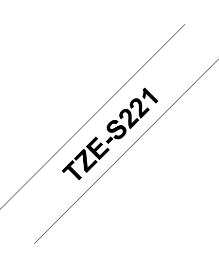 TZeS tape 9mmx8m strong black/white