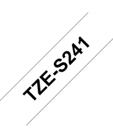 TZeS tape 18mmx8m strong black/white
