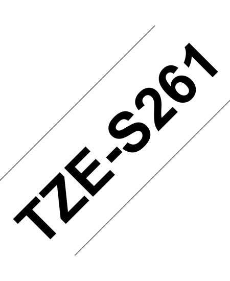 TZeS tape 36mmx8m strong black/white