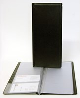 Visitkortmappe m/96 lommer sort