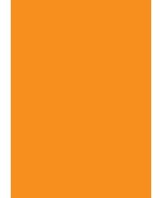 Farvet papir A4 130g orange (50)