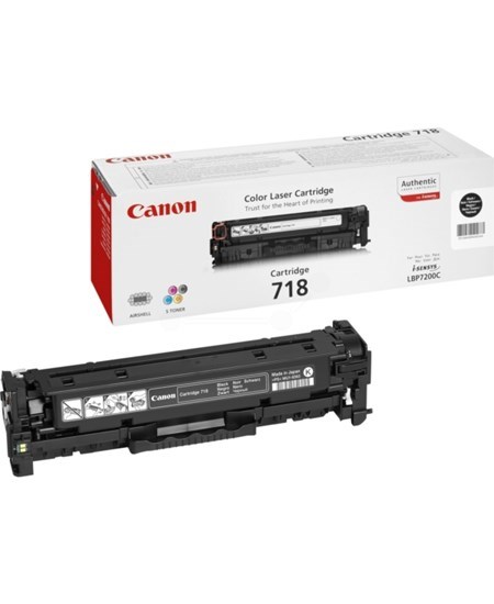 718BK black toner cartridge