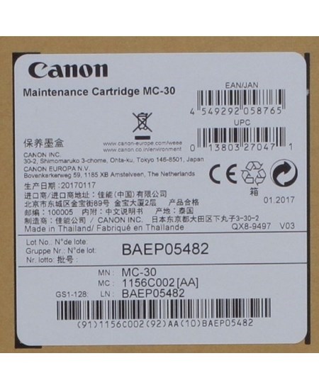 MC-30 maintenance cartridge