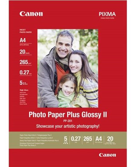 A4 PP-201 Photo Paper Plus II 265g (20)