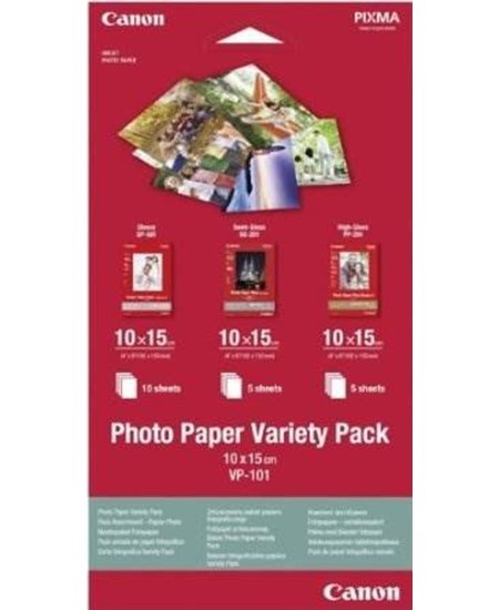 10x15 VP-101 Photo Paper Variety Pack