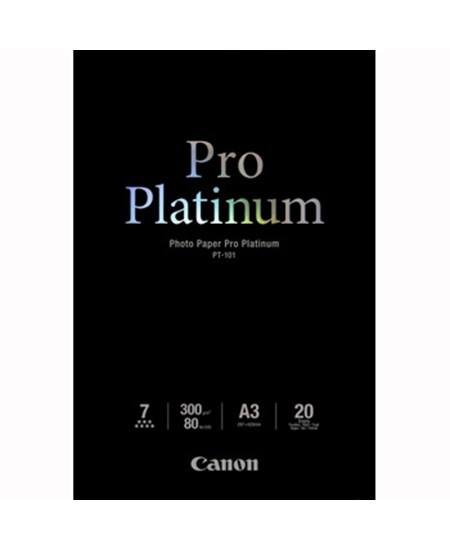 A3 Photo Paper Pro Platinum 300g (20)