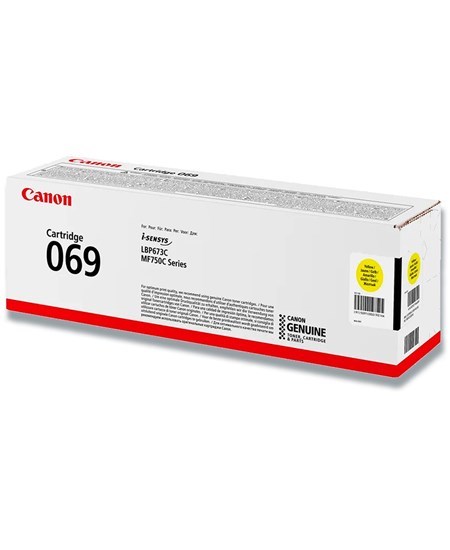 069 Y Yellow Toner Cartridge 1.9k