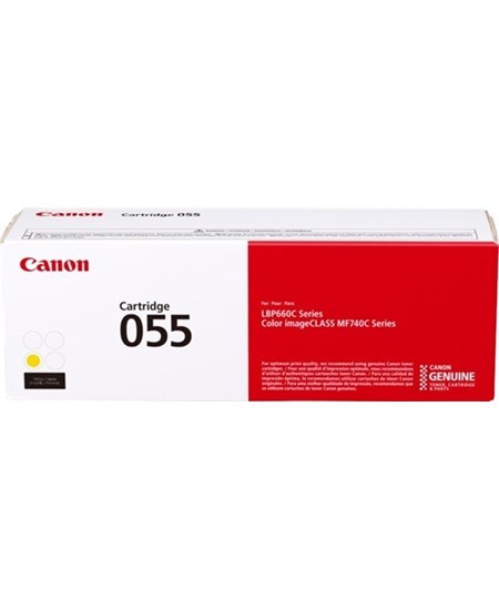 CLBP 055 Yellow Toner Cartridge 2.1K