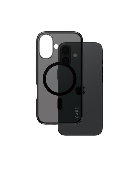 CARE iPhone 16 Case Smokey w. Black MagSafe