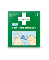 Soft Foam Bandage Blå 6cmx2m